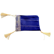 Hand made vintage silk sari pouch